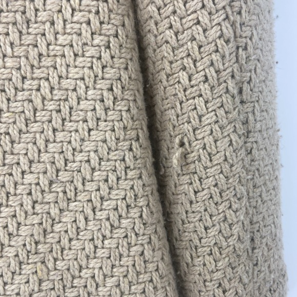 Kensie Wool blend toggle close beige tweed look jacket - Picture 11 of 16